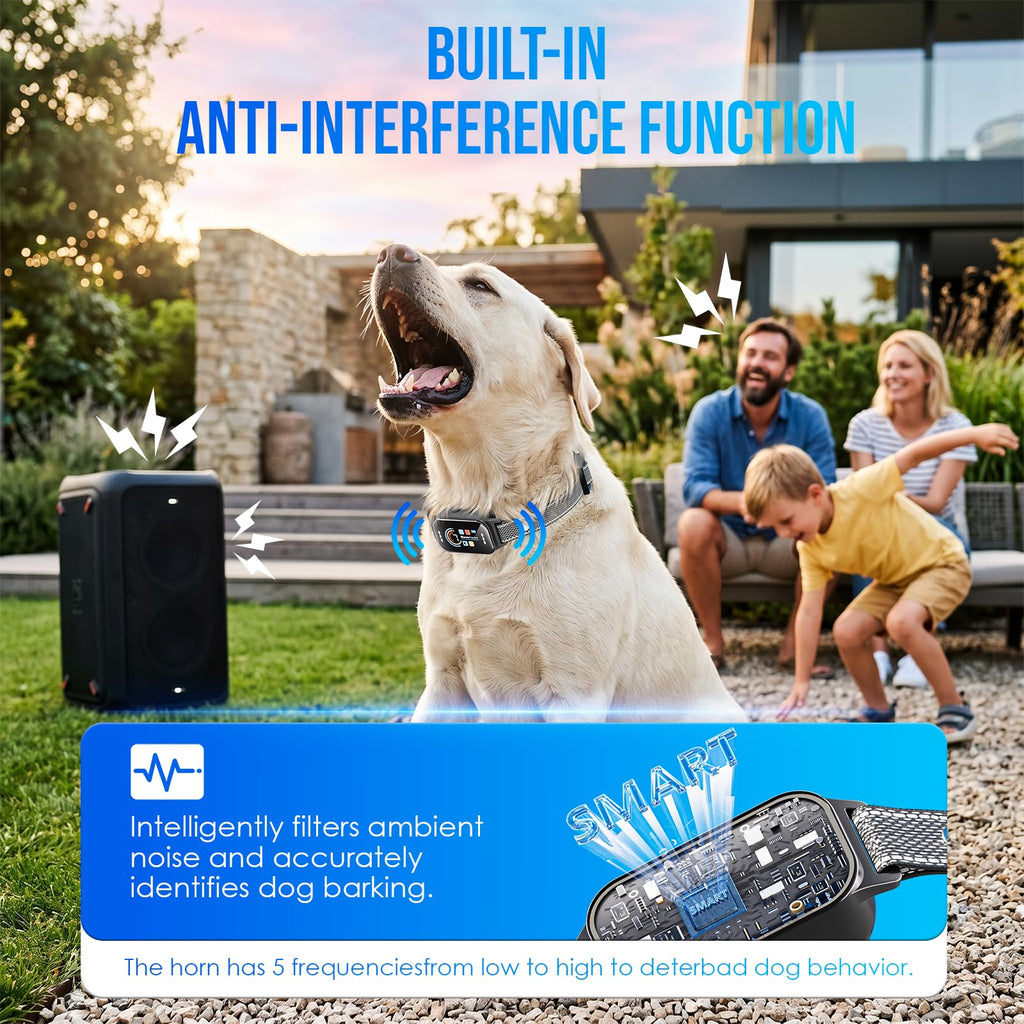 Dog Bark Collar 2 Pack, 7 Sensitivity Levels, 5 Training Modes I831