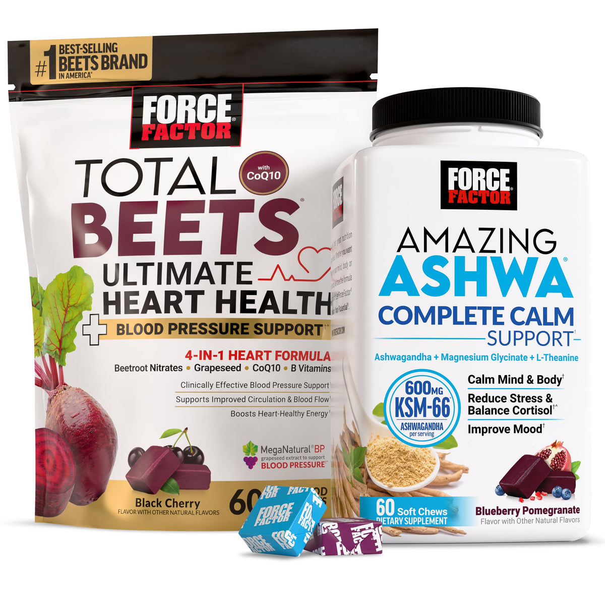 120 Soft Chews Ashwagandha CoQ10 Y1838