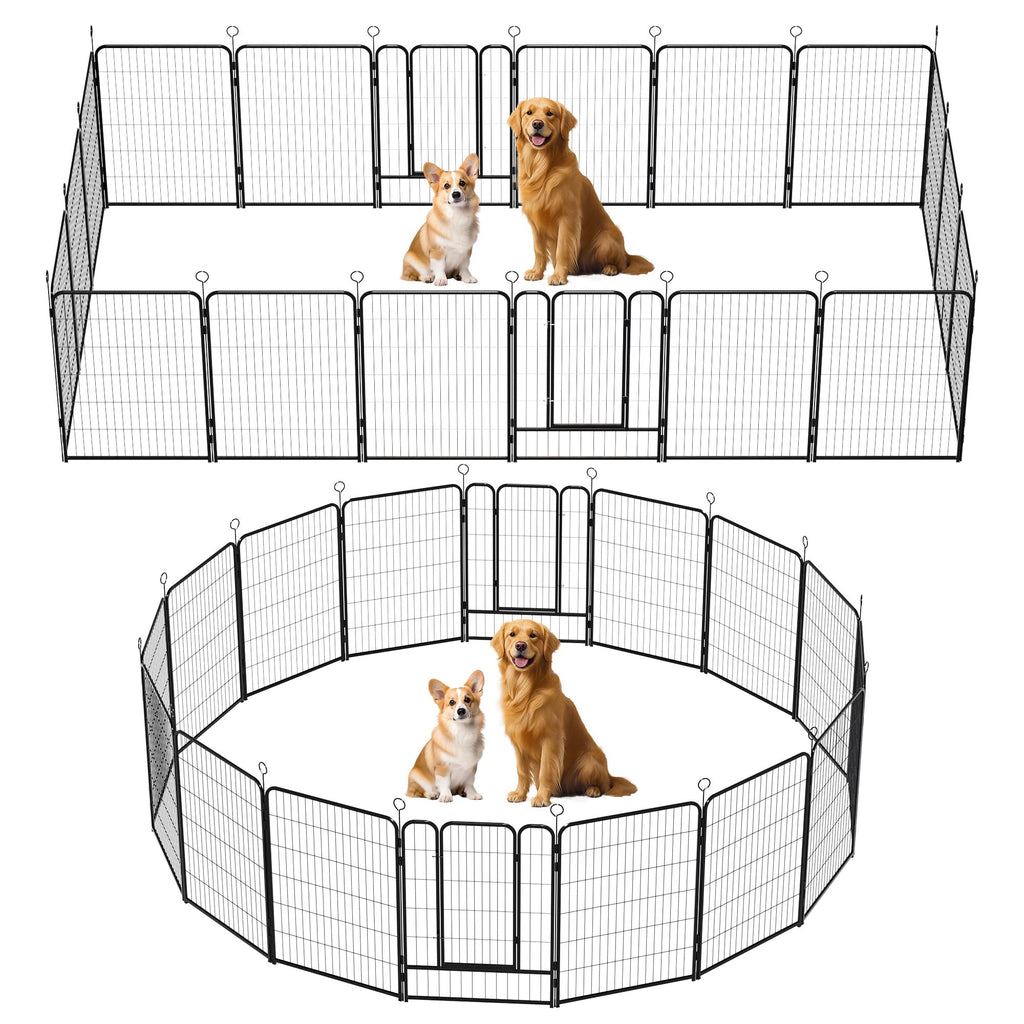 16-Panel Heavy-Duty Metal Dog Playpen Z199