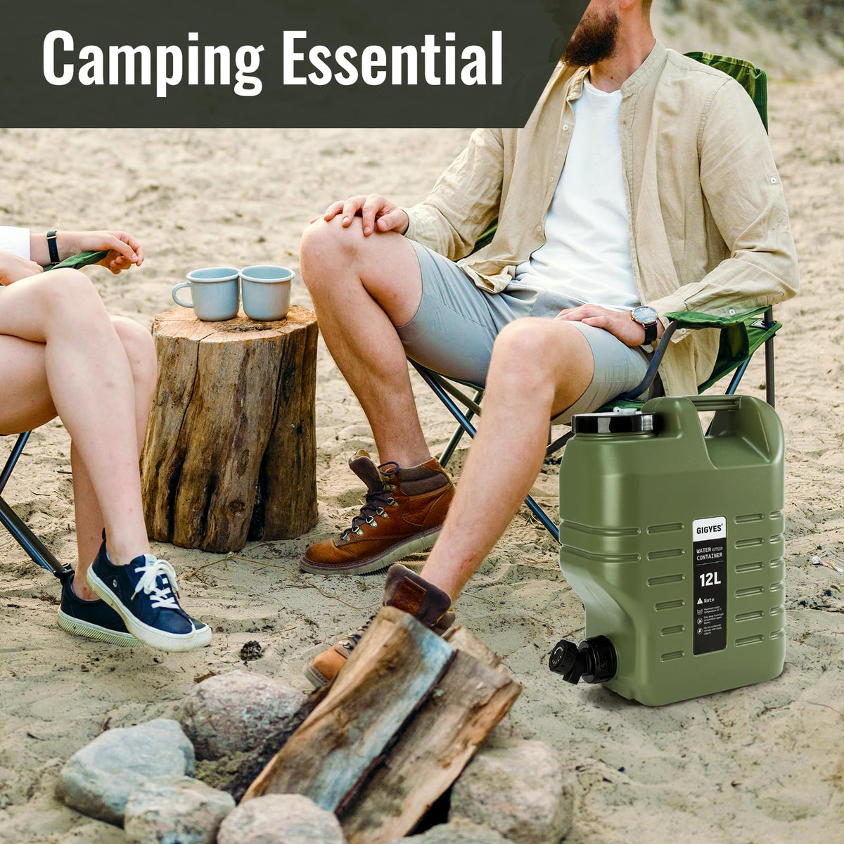 3.2 Gallon Camping Water Jug with Spout X3654