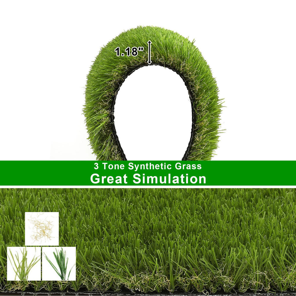 20x25 inches Artificial Grass Pad with Drainage Holes T93564