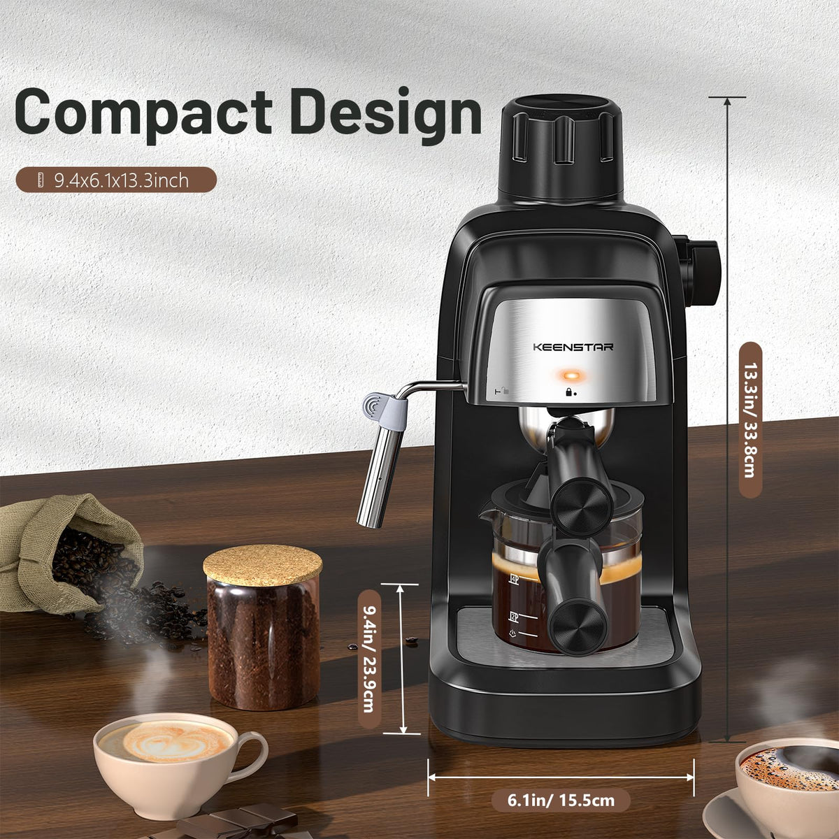 800W Compact Espresso Machine C768113