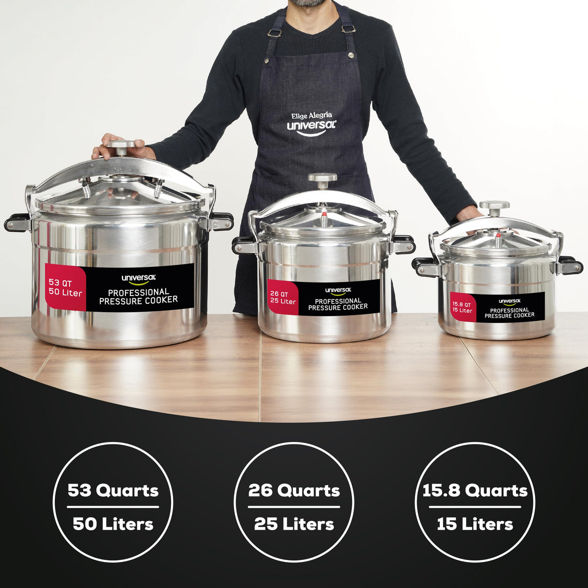 53-Quart Aluminum Pressure Cooker D524266