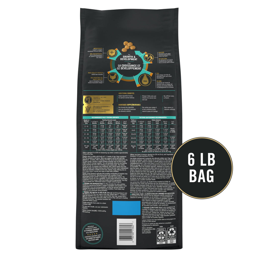 High Protein Chicken & Rice Dry Puppy Food 6 lb Bag X139451
