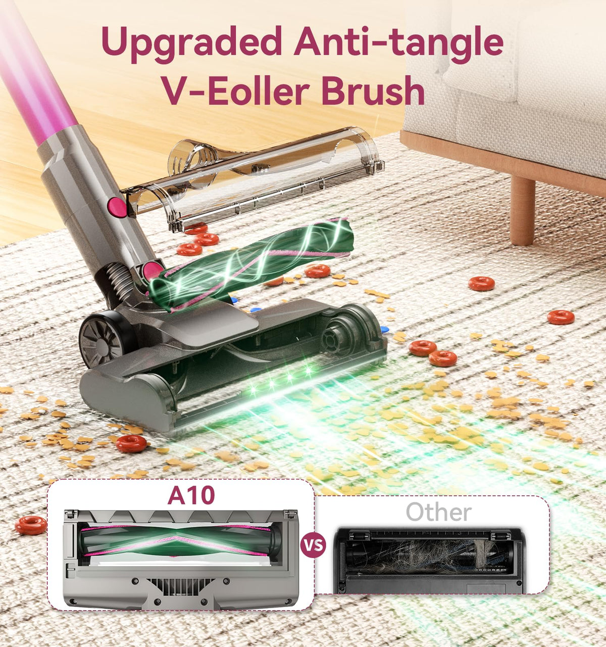 600W/50Kpa Cordless Stick Vacuum Cleaner L54985