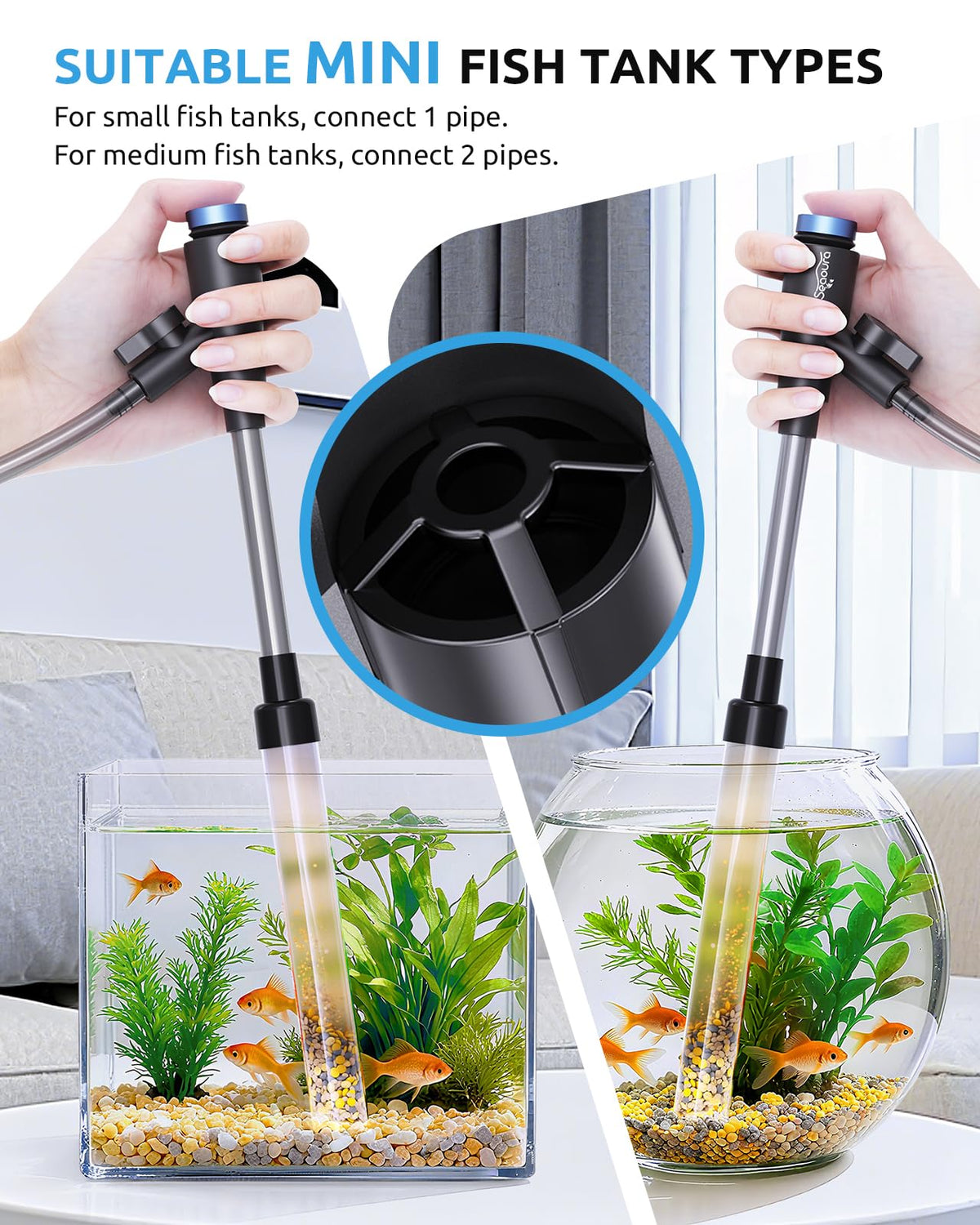 Aquarium Gravel Siphon Vacuum up to 50 Gal M61161