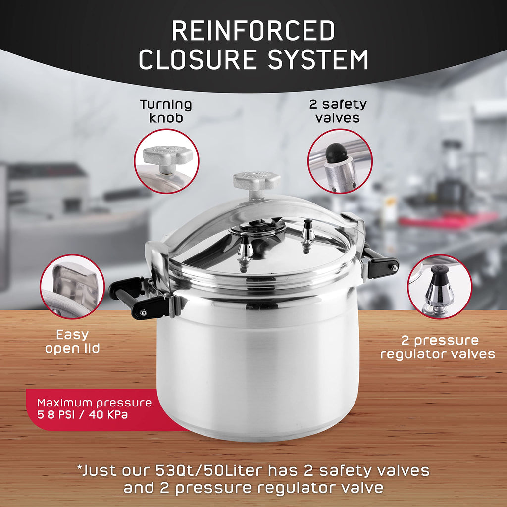 53-Quart Aluminum Pressure Cooker D524266