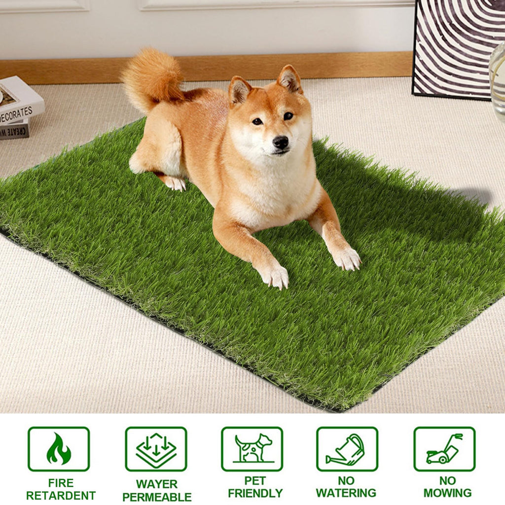 20x25 inches Artificial Grass Pad with Drainage Holes T93564