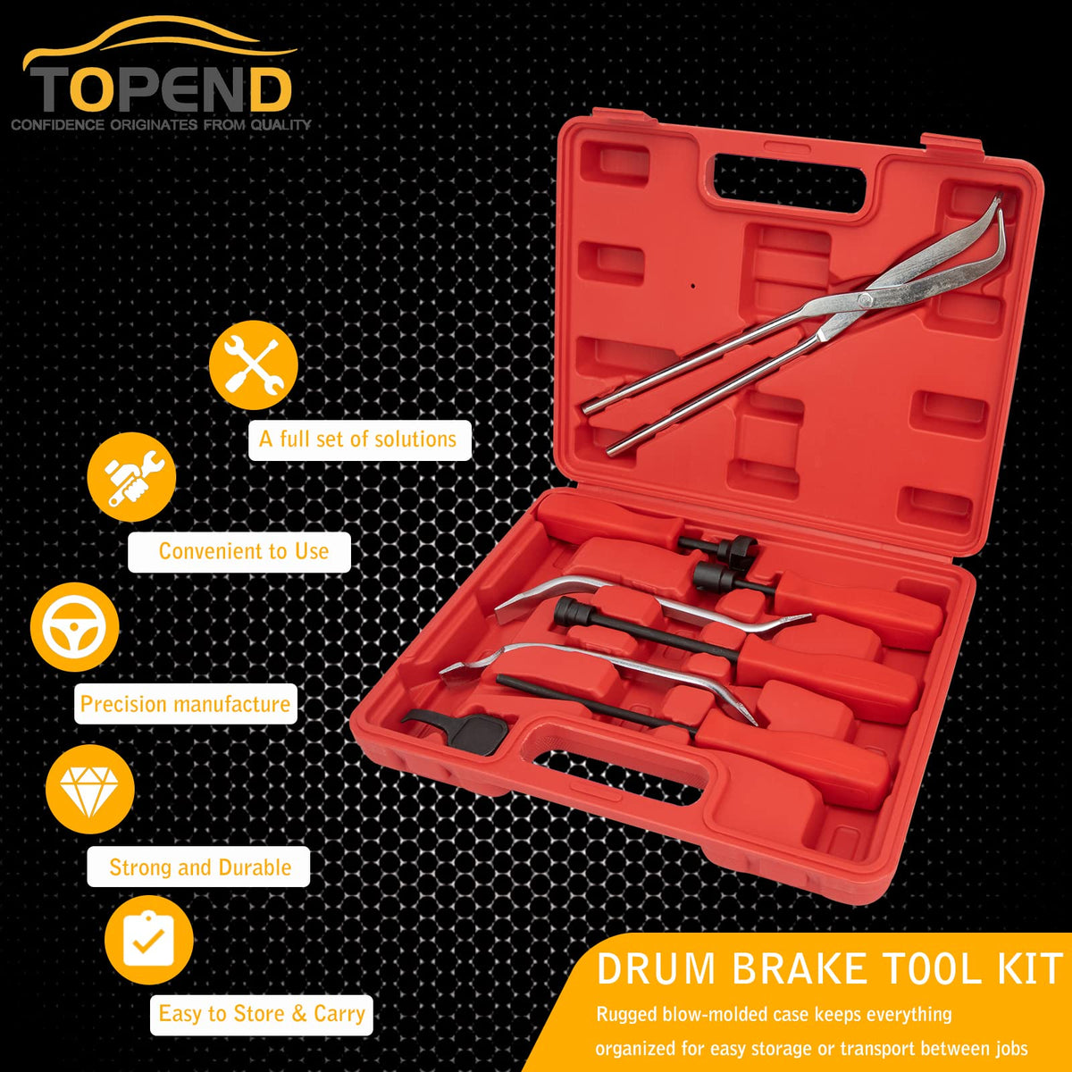 Drum Brake Tool Kit Set of 8 D66843