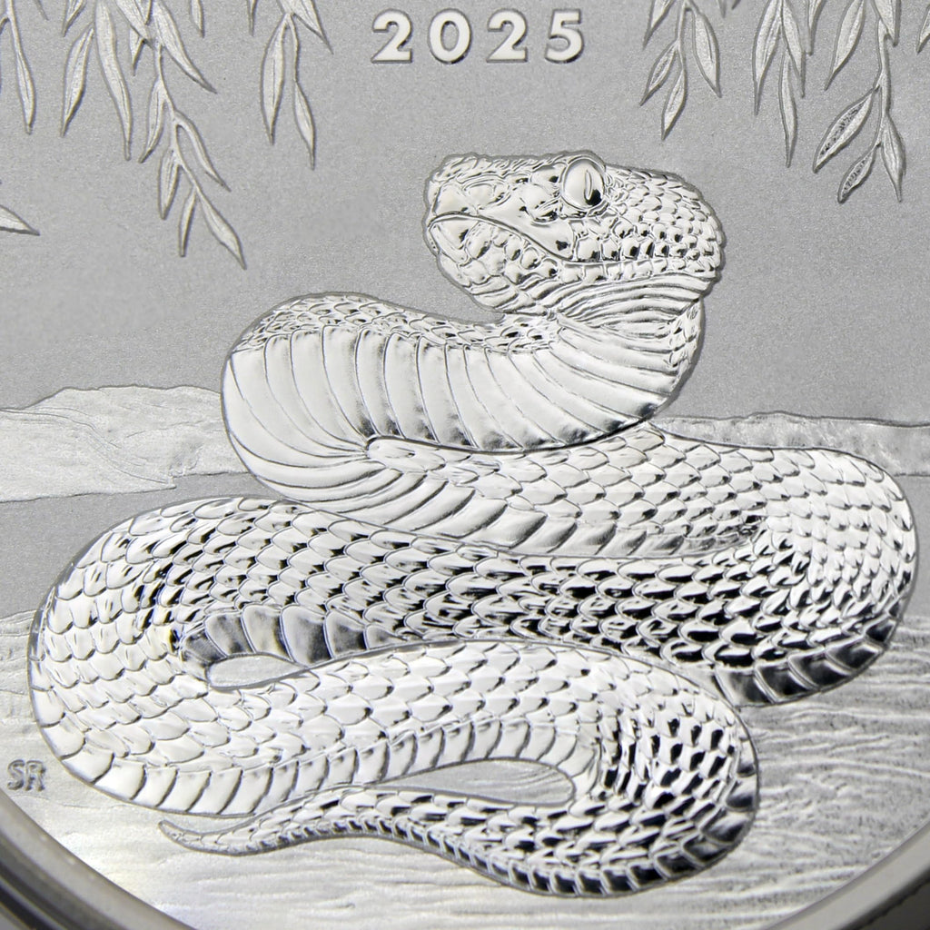 1 oz Australian Silver Lunar Year of the Snake H191287