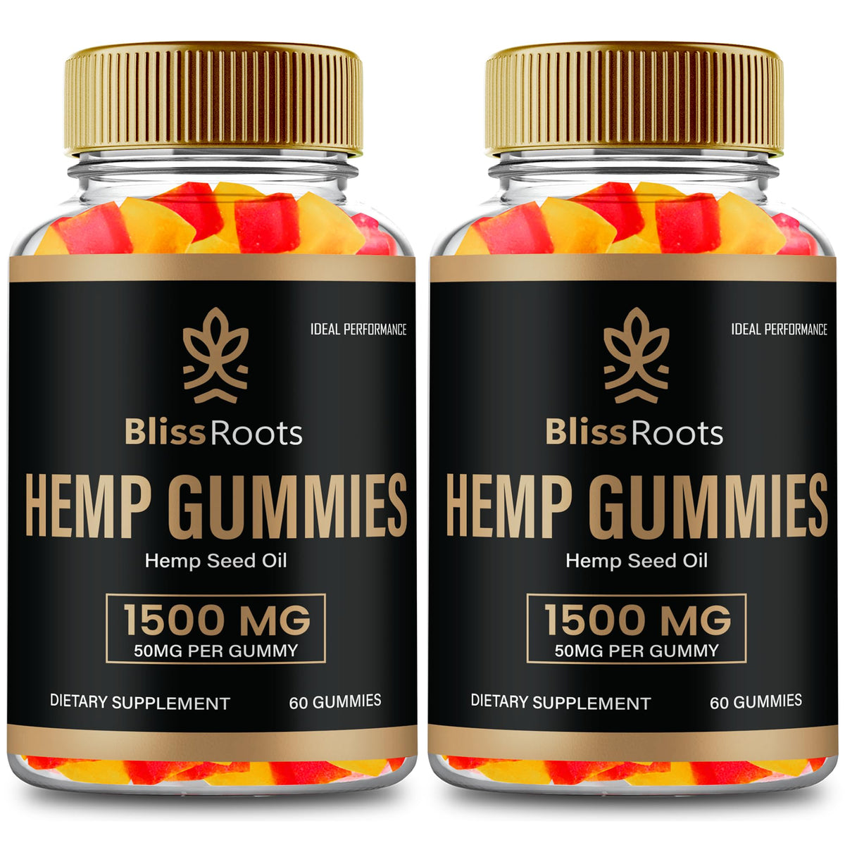 Hemp Gummies with Hemp Seeds Organic Extract 2 Pack O76008