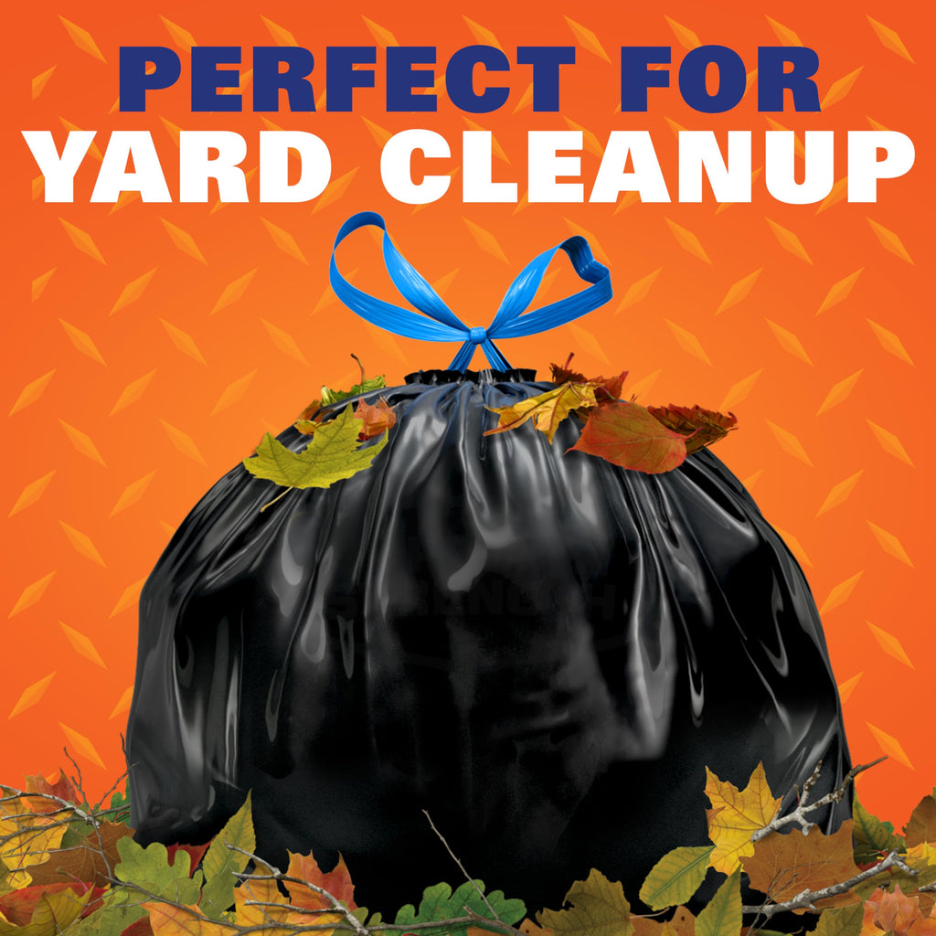 39 Gallon Black Heavy Duty Trash Bags X482921