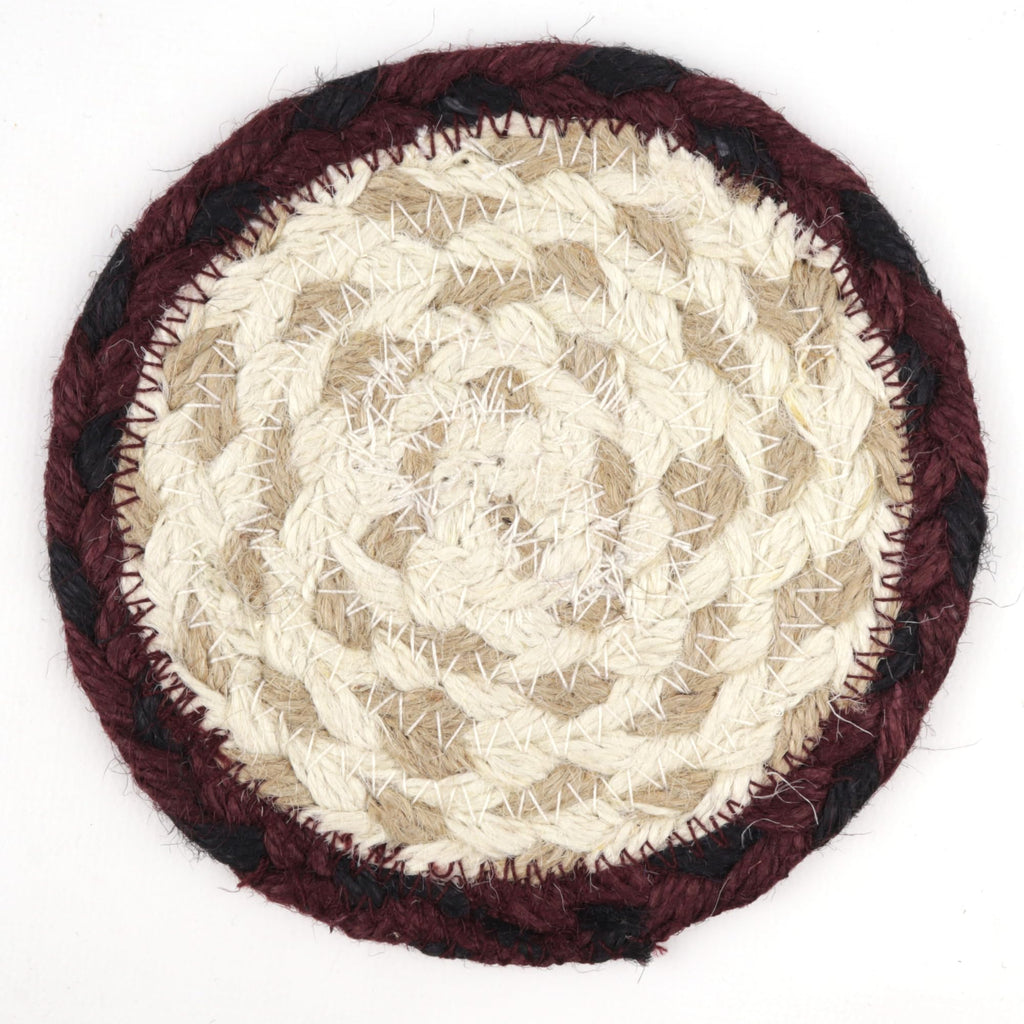 Braided Jute Woven Coaster Set of 2 Z30267