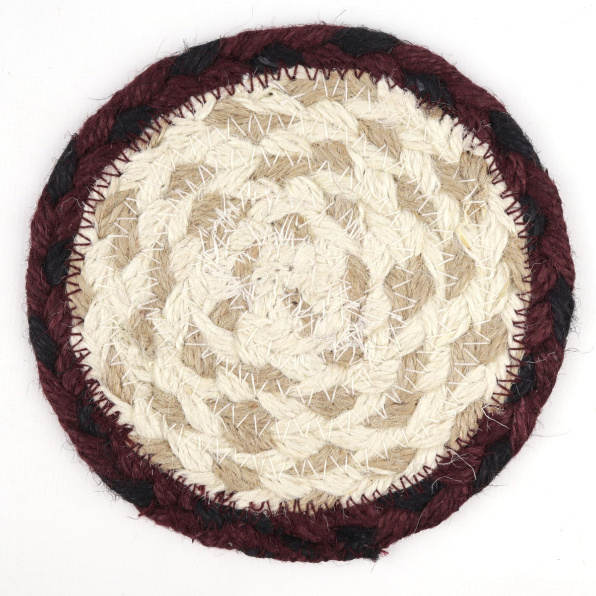 Braided Jute Woven Coaster Set of 2 Z30267