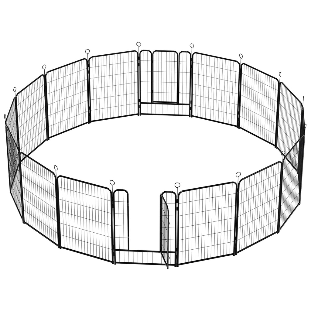 16-Panel Heavy-Duty Metal Dog Playpen Z199