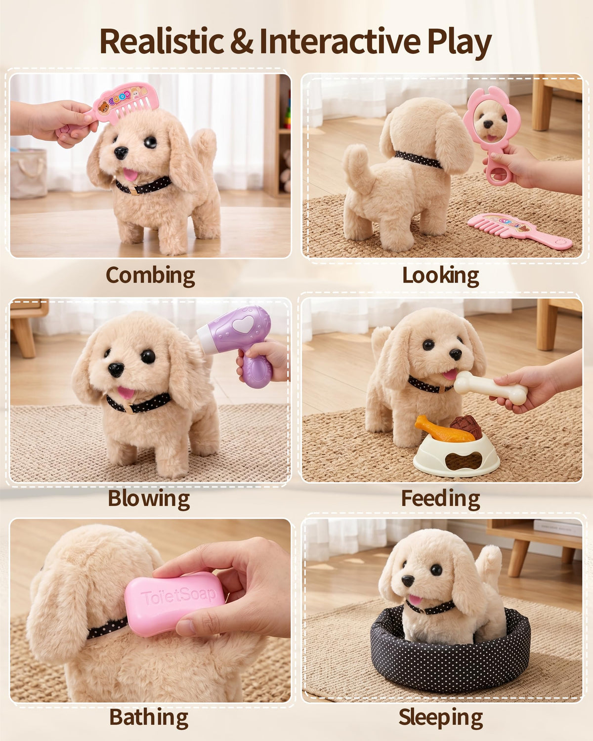 Dog Toy with Portable Puppy Stroller U91119