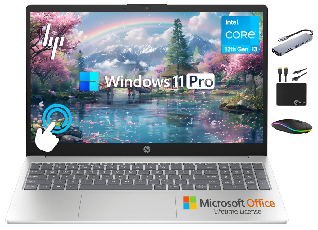 15.6" HD Touch Laptop, 6-Core Intel i3, 16GB RAM, 1TB Storage F151035