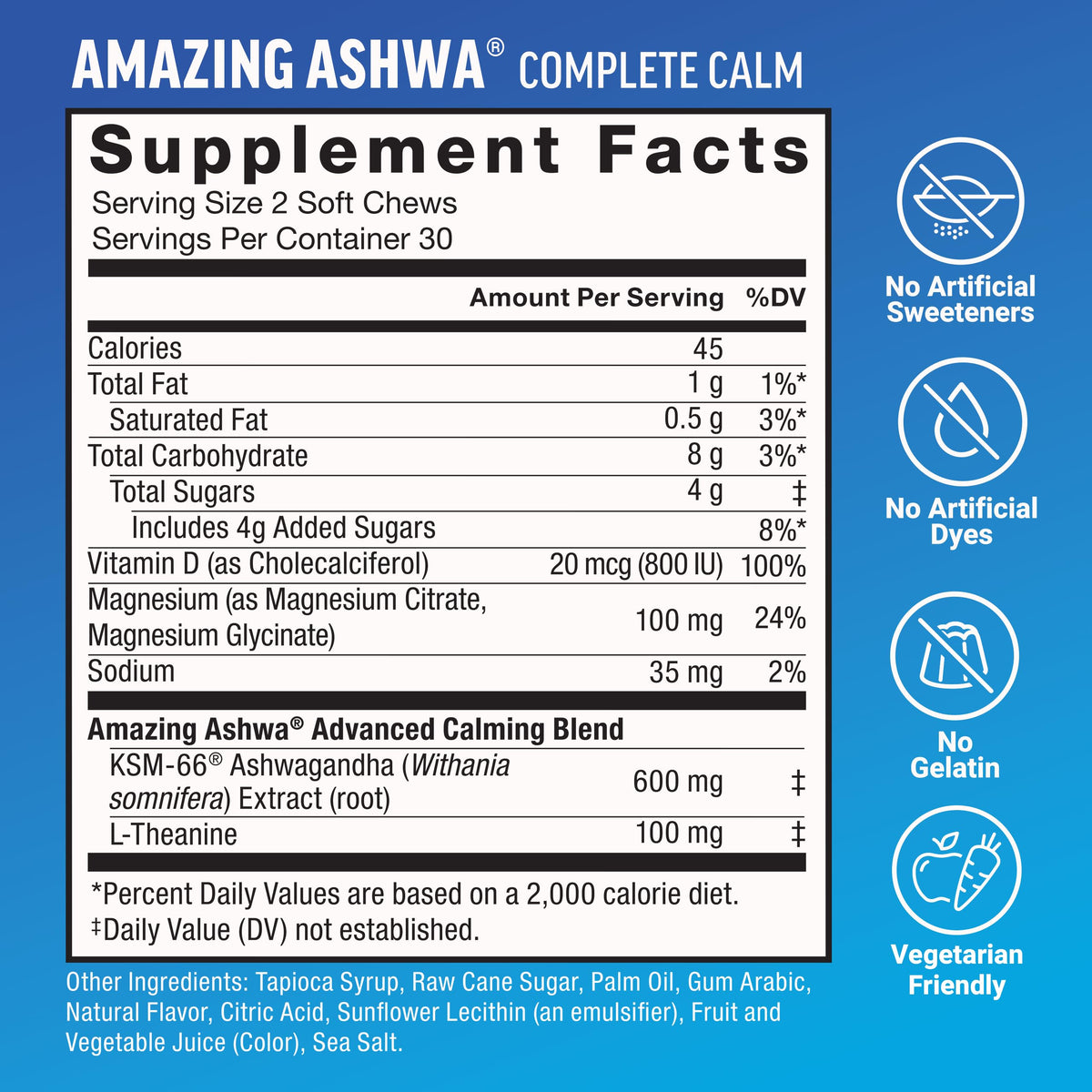 120 Soft Chews Ashwagandha CoQ10 Y1838