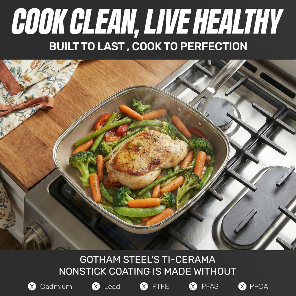 12 Pc Ceramic Cookware Set R48783