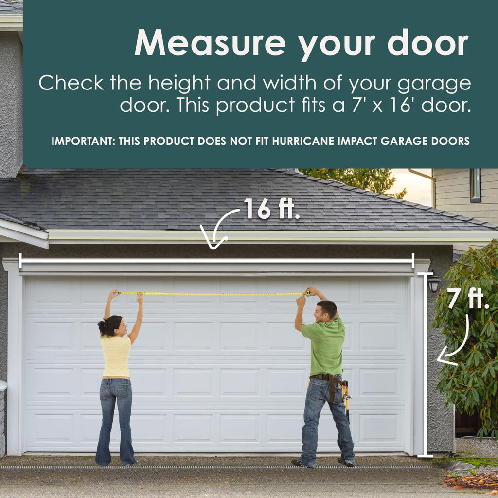 Red Truck Christmas Tree Double Garage Door Banner C311